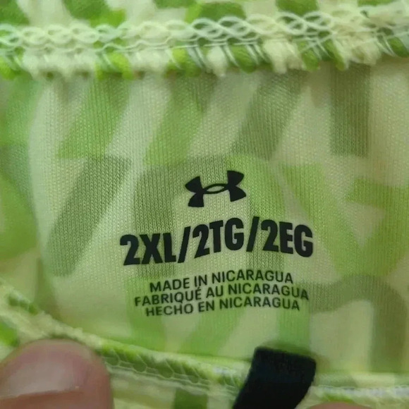 MEN'S Under armor UA tech printed shorts (2XL) - Picture 4 of 4